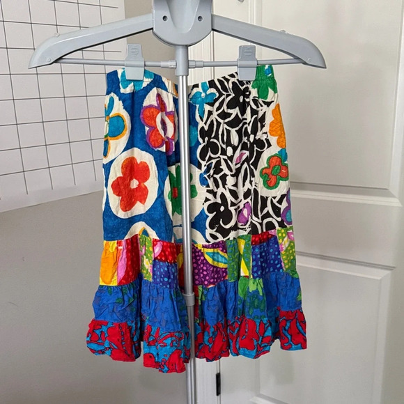 Jams World Vintage Multicolor Floral Mini Skirt - Picture 4 of 9